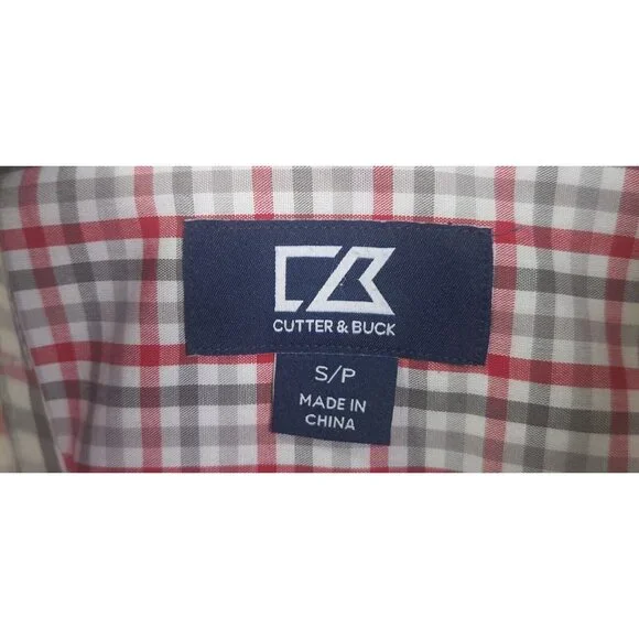 Cutter & Buck Button Up Shirt Men's Size Small Arkansas Razorback Sports - Picture 3 of 9